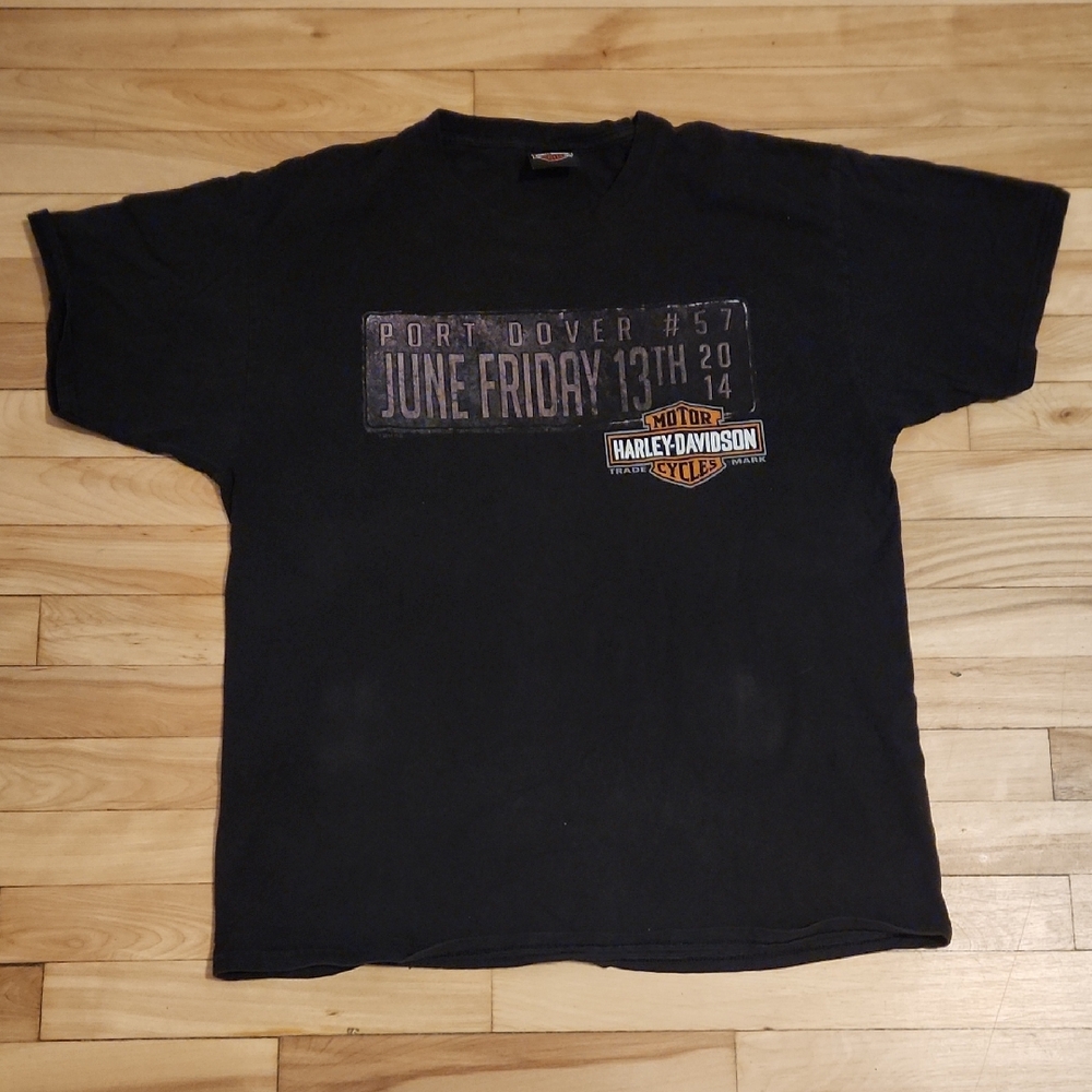 Harley-Davidson Black Port Dover T-Shirt